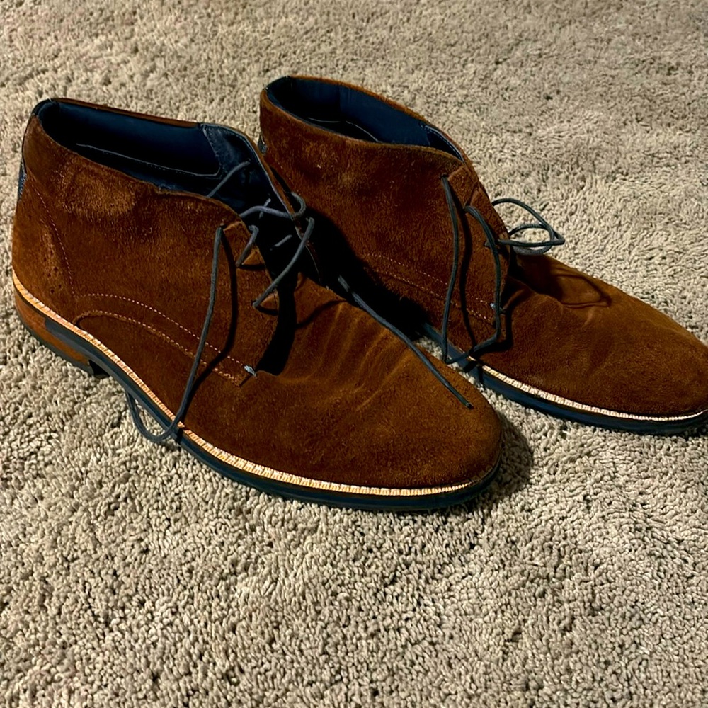 Ted Baker Dark Camel men’s shoes size 9